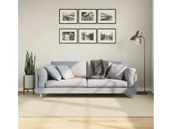 Garden Furniture Alfombra De Salón-Hester Alfombra de pelo corto suave lavable HUARTE 160x230 cm Crema