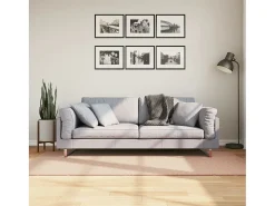 Best Garden Furniture Hester Alfombra de pelo corto suave lavable HUARTE do 100x200 cm Rosa