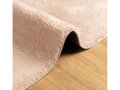 Best Garden Furniture Hester Alfombra de pelo corto suave lavable HUARTE do 100x200 cm Rosa