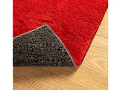 Garden Furniture Alfombra De Salón-Hester Alfombra de pelo corto suave lavable HUARTE 160x160 cm Rojo