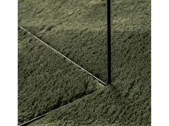 Garden Furniture Alfombra De Salón-Hester Alfombra pelo corto suave lavable HUARTE bosque 80x150 cm Verde