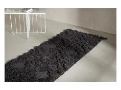 ebuy24 Alfombra De Pasillo-Hilma corre 200x70cm color oscuro. Gris