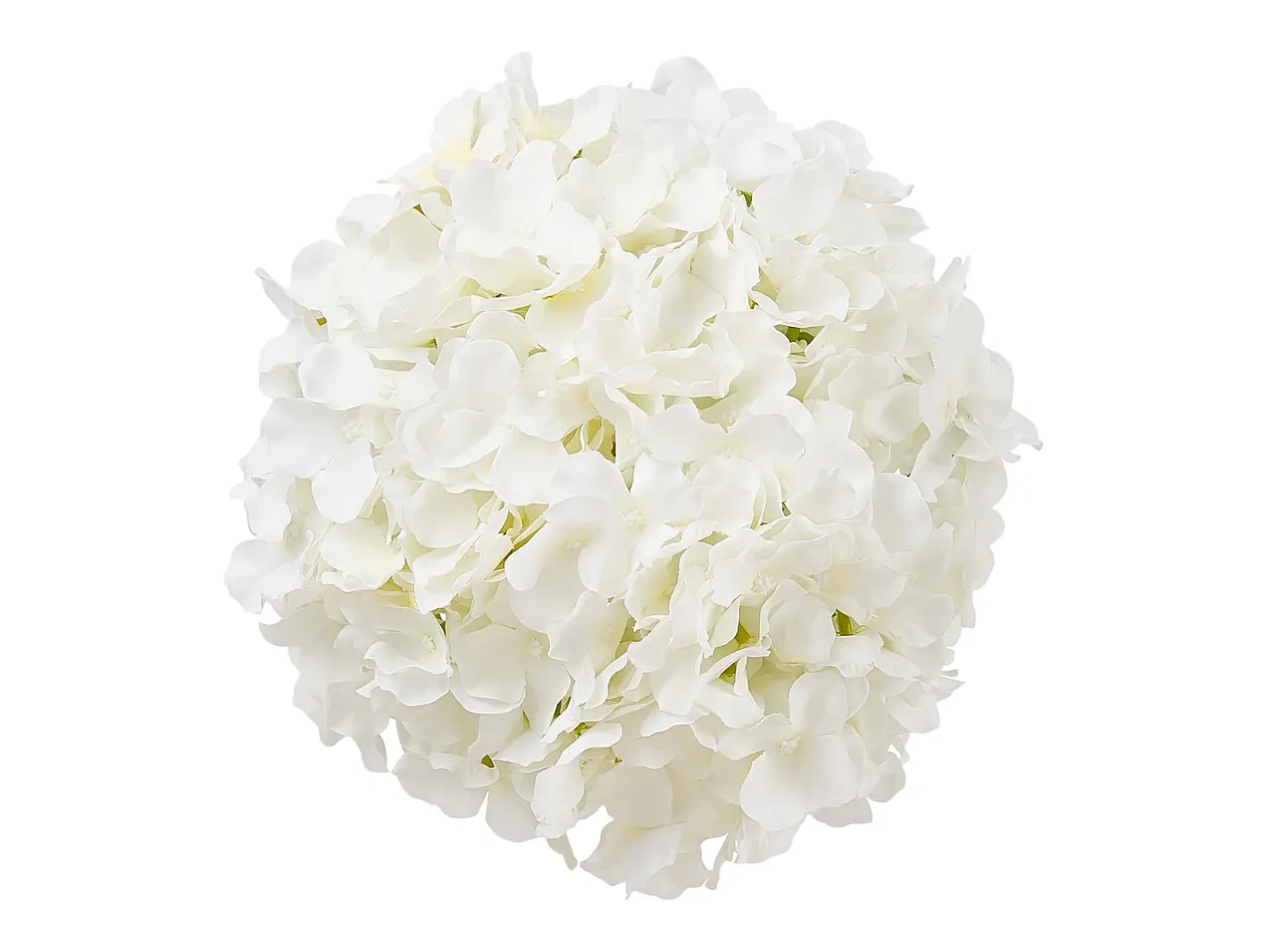 Sale Hortensia Artificial SucceBuy Flores Artificiales 250 mm, Ramos de Flores Artificiales Aspecto Realista con Cabeza de 152,4 mm, Lote de 65, Blanco