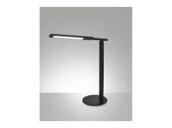Ideal - Lámpara de mesa Fabas Luce negra - LED táctil de 10 W integrado, regulable CCT (3000K, 4000K, 5000K, 6000K) Negro Sale