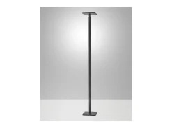 Lámpara De Pie-Ideal - Lámpara de pie LED negra orientable de metal H.180 cm Fabas Luce - Luz LED integrada de 35W CCT (3000K 4000K 5000K 6000K) Negro