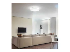 Ideal Lux ATRIUM Plafón LED integrado de cristal estampado 3600Lm 3000K Blanco Hot