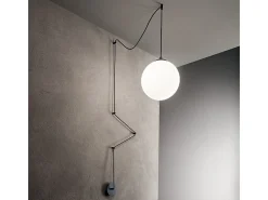 Outlet Ideal Lux Boa - Lámpara colgante de techo 1 Light Globe Negra, E27 Negro