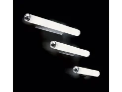 Discount Ideal Lux Camerino - Aplique de pared con espejo grande para interiores, 4 luces, , E14 Blanco