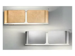 Ideal Lux Aplique Para Pared-Clip - Aplique de pared pequeño para interiores con 2 luces Plata, G9 Plateado