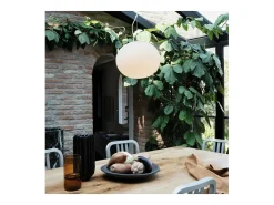 Hot Ideal Lux COTTON Lámpara de techo colgante Globe blanca 40 cm Blanco