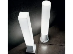 Best Ideal Lux Edo Outdoor - 1 Bolardo de exterior redondo ligero IP44 Blanco