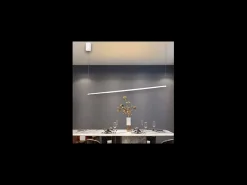 New Ideal Lux ESSENCE Plafón Led Integrado Colgante 126cm 3000K Blanco