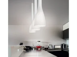Best Ideal Lux Flut - Lámpara colgante de techo grande con 1 luz blanca, E27 Blanco