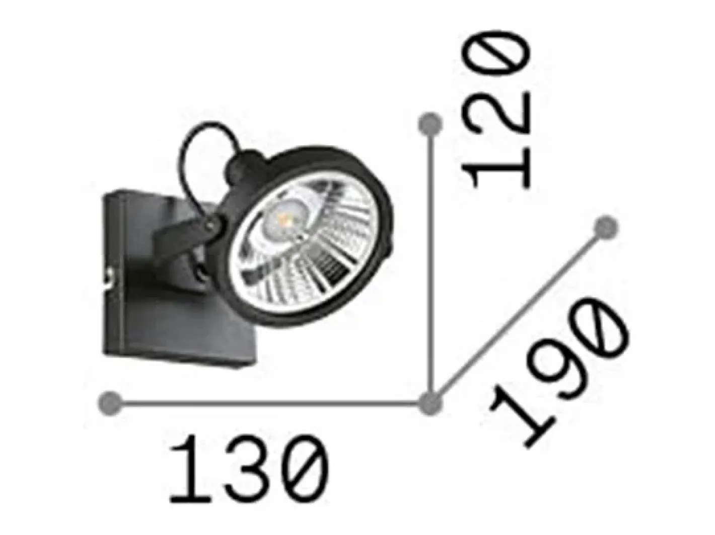 Ideal Lux Plafón-Glim - Lámpara de techo 1 luz Blanca Blanco