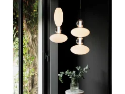 Outlet Ideal Lux LUMIERE Plafón LED Integrado Slim Colgante 3350Lm 3000K Negro