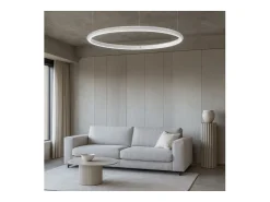 Outlet Ideal Lux MIRACLE 80cm Zintegrowana lampa sufitowa LED LED wisząca biała 3000K Blanco