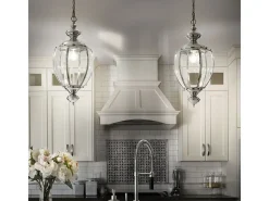 Sale Ideal Lux Norma - Lámpara colgante de techo con 1 luz, vidrio cromado, E27 Gris