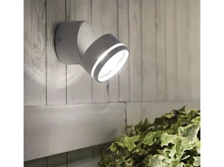 Ideal Lux Aplique Para Pared-OMEGA Foco Individual Redondo IP54 4000K Blanco