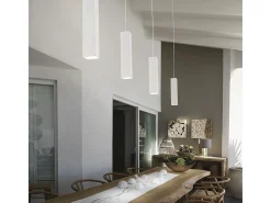 Ideal Lux Sky - Lámpara colgante de techo delgada con 1 luz Blanca, GU10 Blanco Sale
