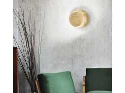 Ideal Lux Aplique Para Pared-TICK - Aplique LED Integrado Interior 1 Luz 3000K Dorado