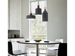 Best Ideal Lux Triade - 1 luz colgante de techo tipo domo Negro