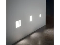 Ideal Lux WALKY-3 - Aplique empotrable de pared interior empotrable de yeso LED integrado 1 luz 3000K Blanco Best