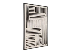 House Nordic Cuadro-Impresión sobre lienzo Lipari nº1 60x90 cm , beige. Negro
