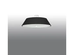 Sollux Lighting Plafón-Incasso Cilindrico Nero 60cm E27 Plafón cilíndrico 60cm E27 Negro
