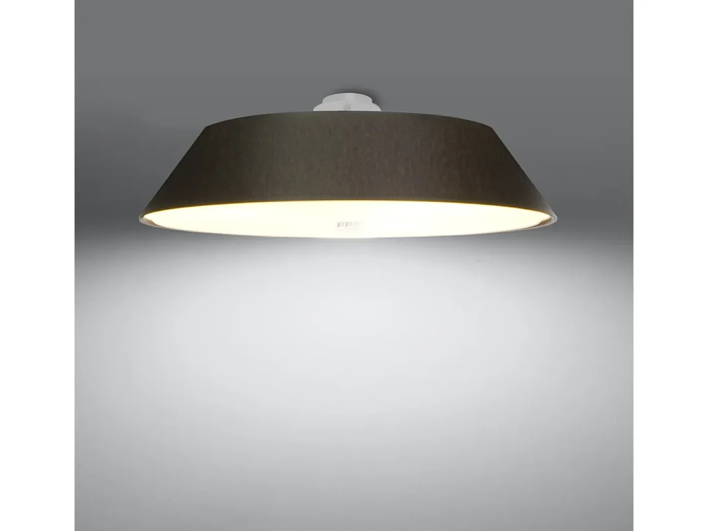 Sollux Lighting Plafón-Incasso Cilindrico Nero 60cm E27 Plafón cilíndrico 60cm E27 Negro