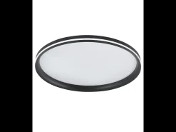 Discount Isy - Fabas Luce Lámpara de techo LED de aluminio - LED integrado 52W IP20 Negro