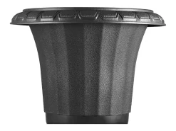 Jardiner Urna de Plástico SucceBuy, 40 x 67 cm, Maceta Clásica, Lote de 2, para Interior, Exterior, Boda, Fiestas, Eventos, Escenario, Entradas, Negro Best