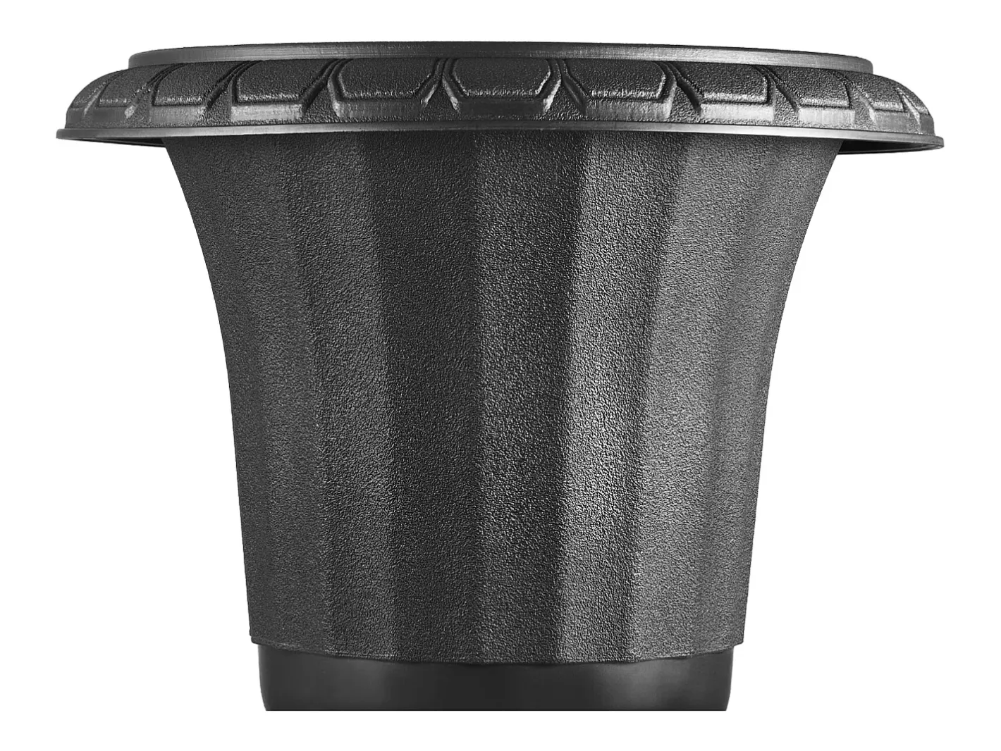 Jardiner Urna de Plástico SucceBuy, 40 x 67 cm, Maceta Clásica, Lote de 2, para Interior, Exterior, Boda, Fiestas, Eventos, Escenario, Entradas, Negro Best