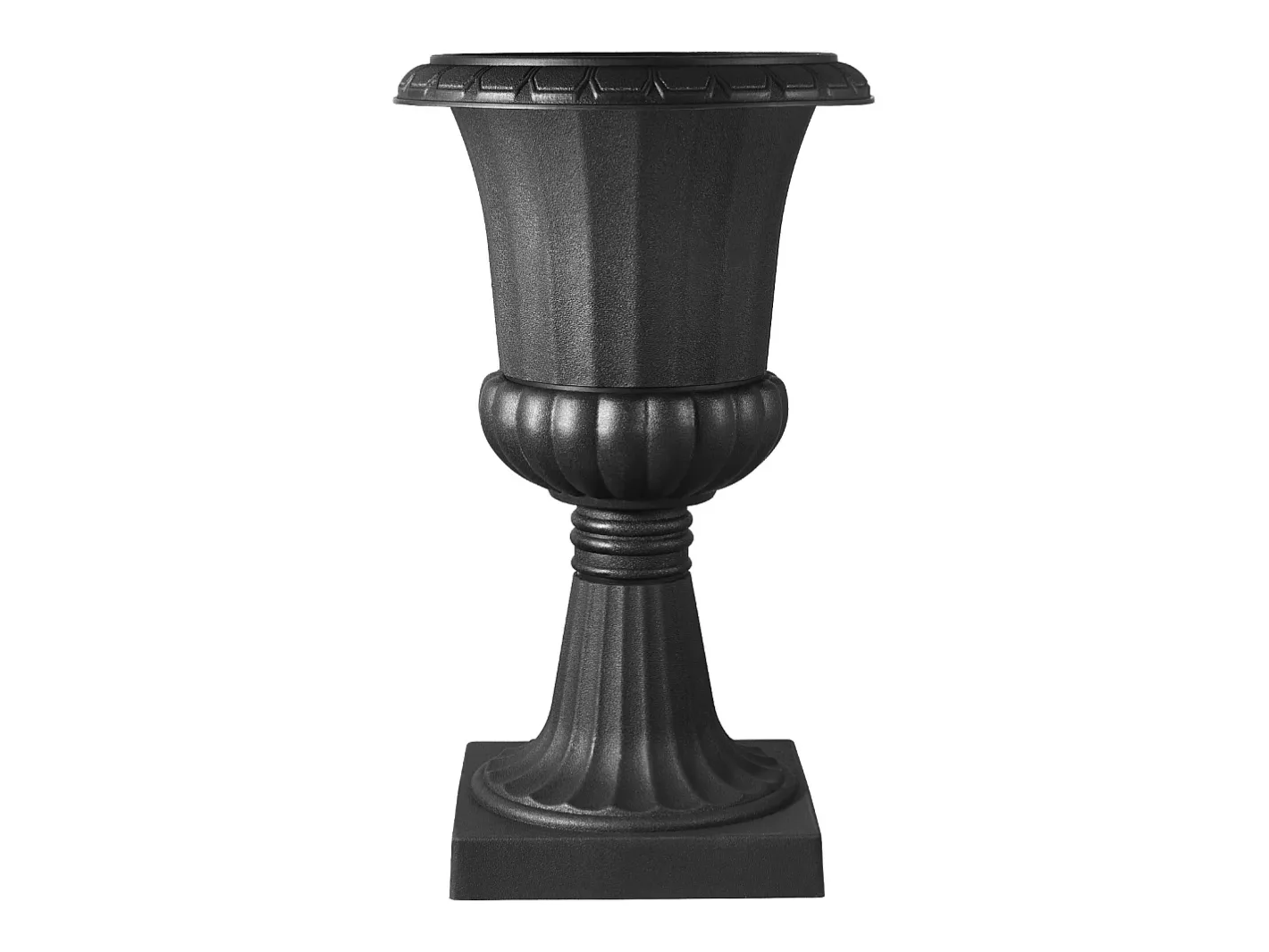 Jardiner Urna de Plástico SucceBuy, 40 x 67 cm, Maceta Clásica, Lote de 2, para Interior, Exterior, Boda, Fiestas, Eventos, Escenario, Entradas, Negro Best