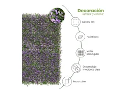 Outlet NORTENE Jardín vertical lavanda 100 x 100 1 X 2M Verde