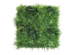 NORTENE Planta Artificial-Jardín vertical leafy 100 x 100 cm 1X3 M Verde