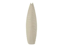 Jarrón de metal 26x11x41 cm Beige Sale