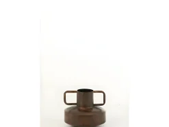 Sale J-Line Jarrón de metal de 18.5x18.5x15.5 cm Bronce