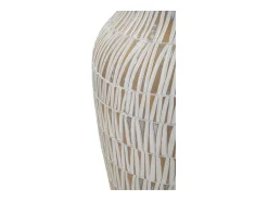 Jarrón de resina 22x44 cm Blanco Clearance
