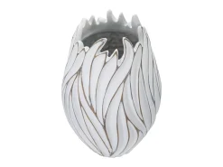Sale Jarrón de resina 27x41,5 cm Blanco