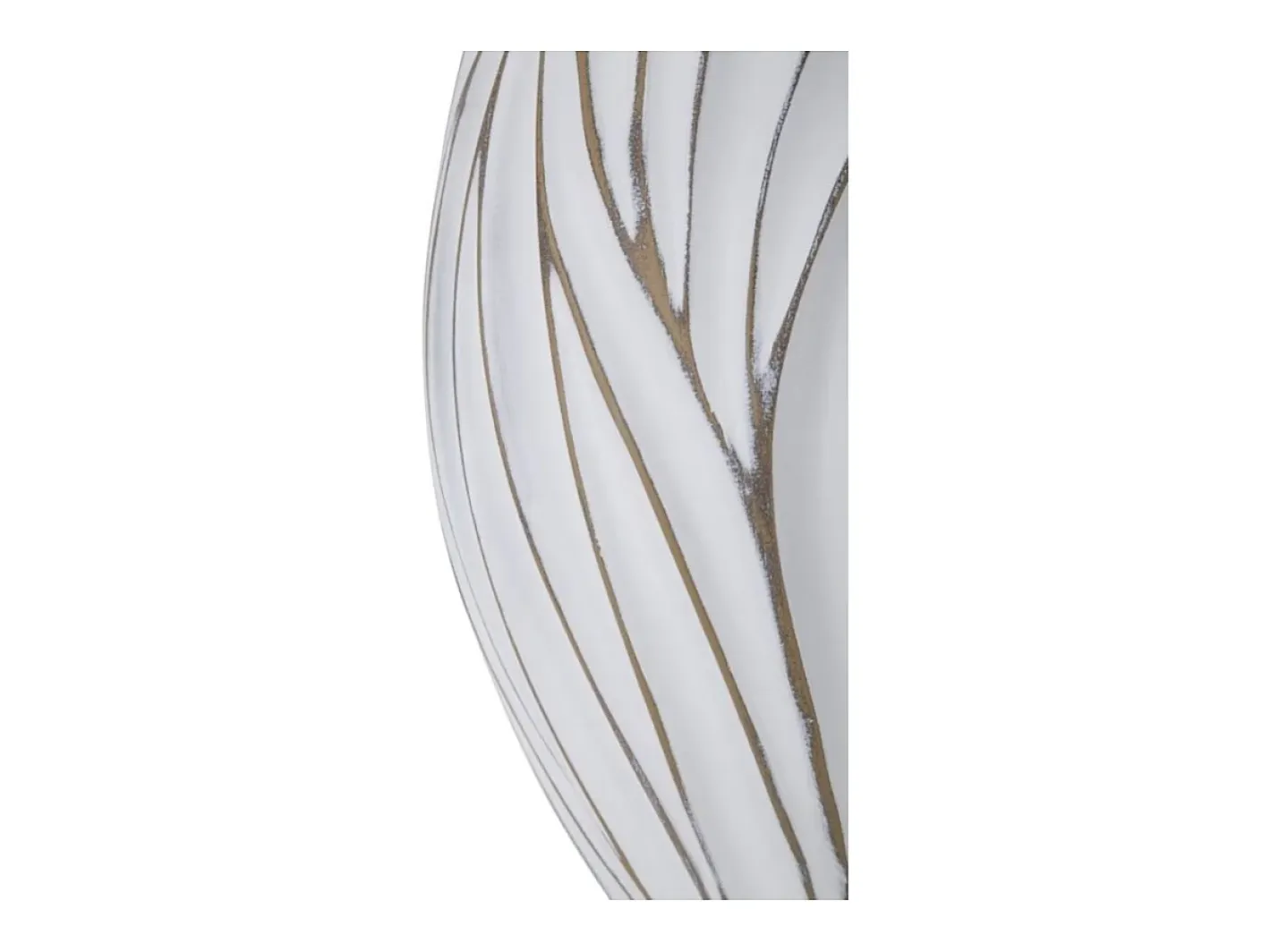 Sale Jarrón de resina 27x41,5 cm Blanco