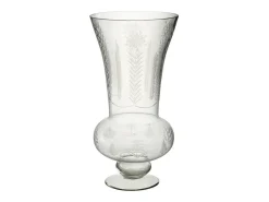 J-Line Jarrón-Jarrón de vidrio con base Transparente