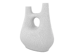 Rendez-Vous Déco Jarrón-Jarrón decorativo de terracota H42cm - Cruz Blanco