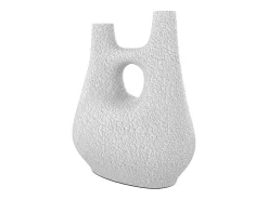 Rendez-Vous Déco Jarrón-Jarrón decorativo de terracota H42cm - Cruz Blanco