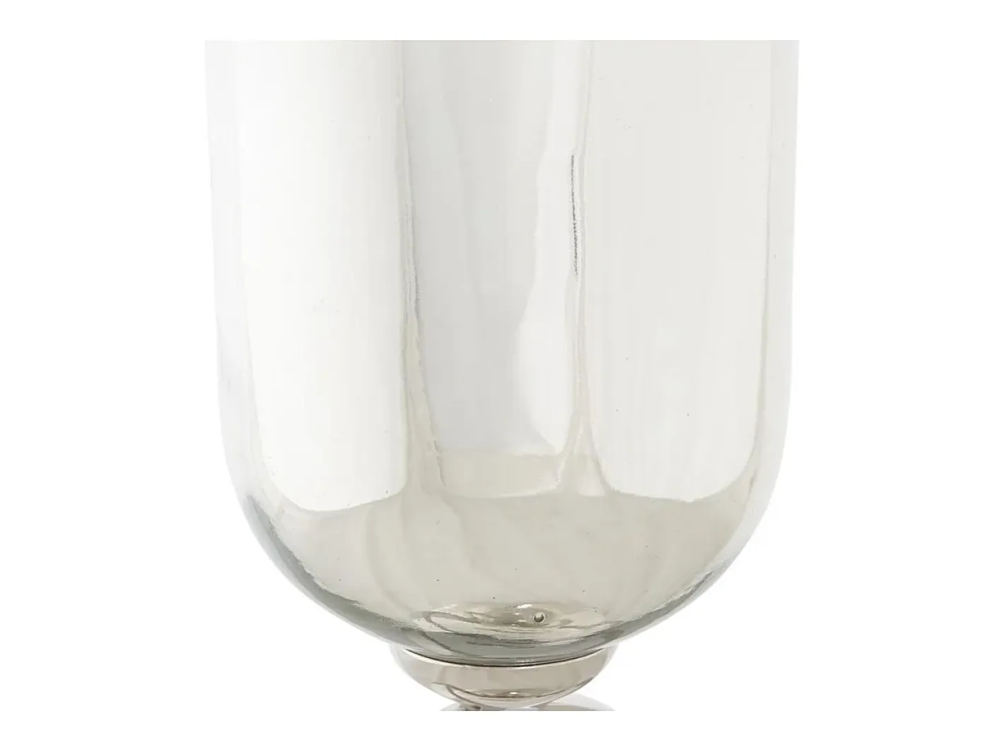 Item International Jarrón DKD Home Decor Champán Cristal Aluminio (15 x 15 x 56 cm) Beige Hot