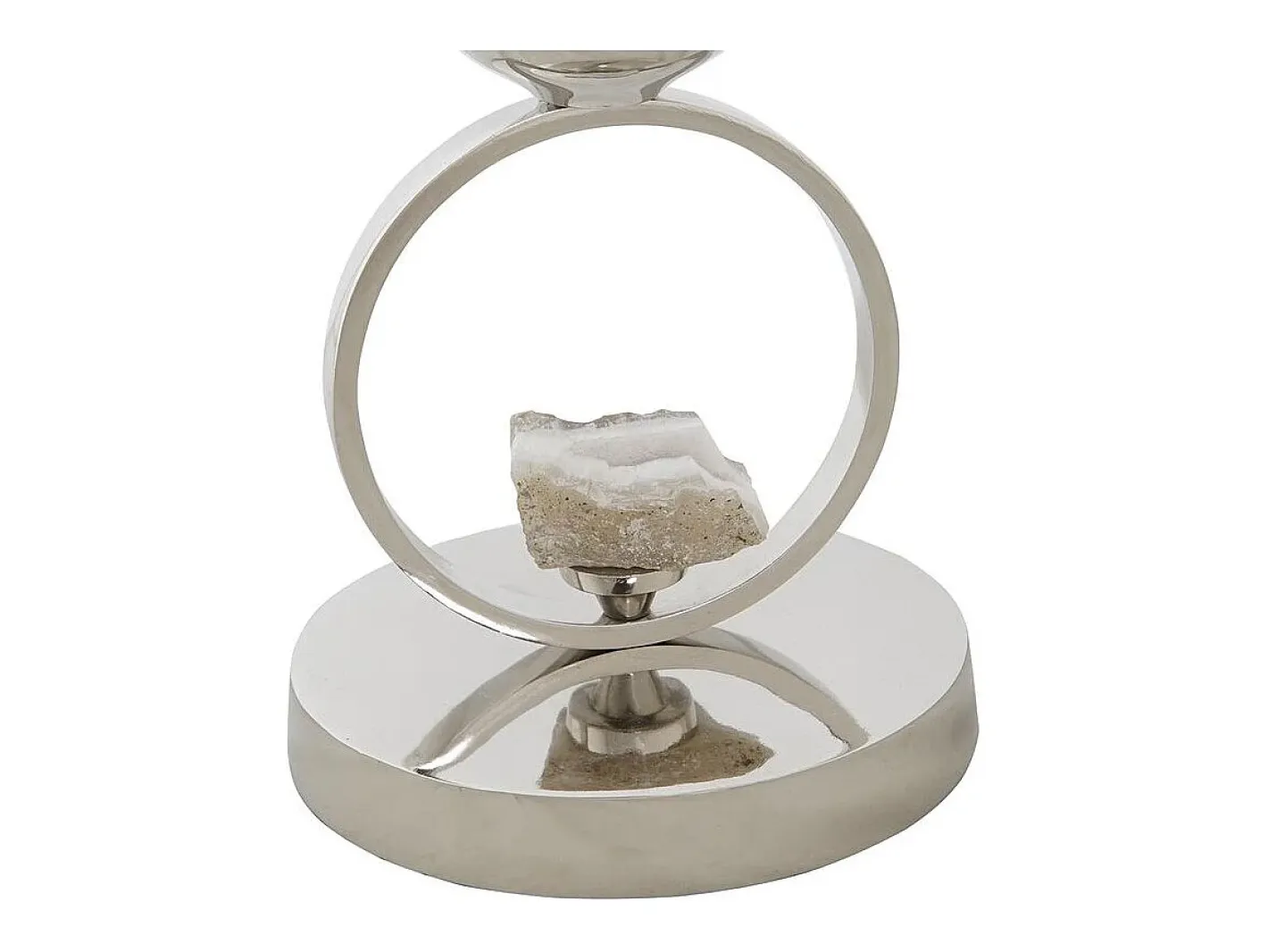 Item International Jarrón DKD Home Decor Champán Cristal Aluminio (15 x 15 x 56 cm) Beige Hot