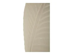Jarrón en métal 18x9.5x29.5 cm Beige