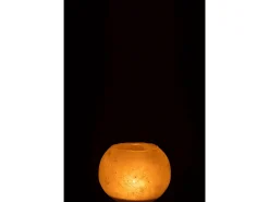 J-Line Jarrón-Jarrón soda redondo cristal oro Alt. 14 cm Dorado