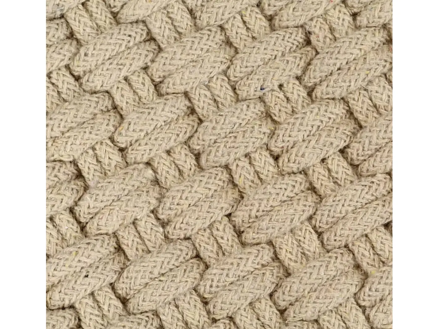 Garden Furniture Alfombra De Salón-Jochem Alfombra rectangular algodón natural 120x180 cm Marru00f3n