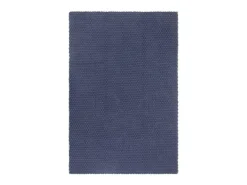 Garden Furniture Jochem Alfombra rectangular algodón marino 160x230 cm Azul Best