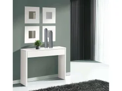 Espejo De Pared|Espejo-Juego 4 Espejos Lupe Moderno 45x45x2 cm Blanco